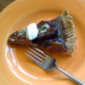 Fig Tart With Balsamic Honey Glaze